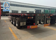 40 Feets 3 Axles Trailer Flatbed Container Semi Trailer Trucks Heavy Duty Flatbed تریلر