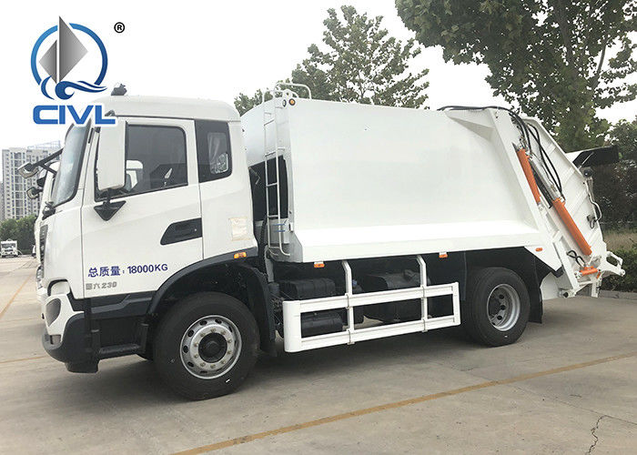 New Sinotruk 266HP Garbage Compactor Truck Euro II 10 tires with Hydraulic Arm Hook Lift