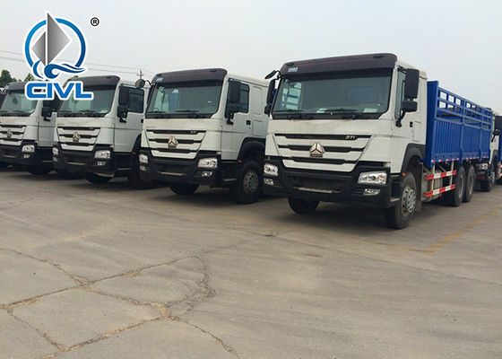 کامیون های سنگین تجاری 336HP با محورهای زیاد و لاستیک بار کامیون یورو II